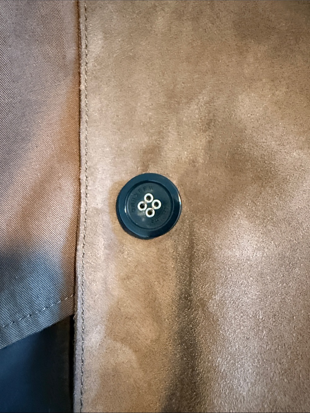Weekend Max Mara Camel Suede Long Trench Coat - Picture 12 of 13